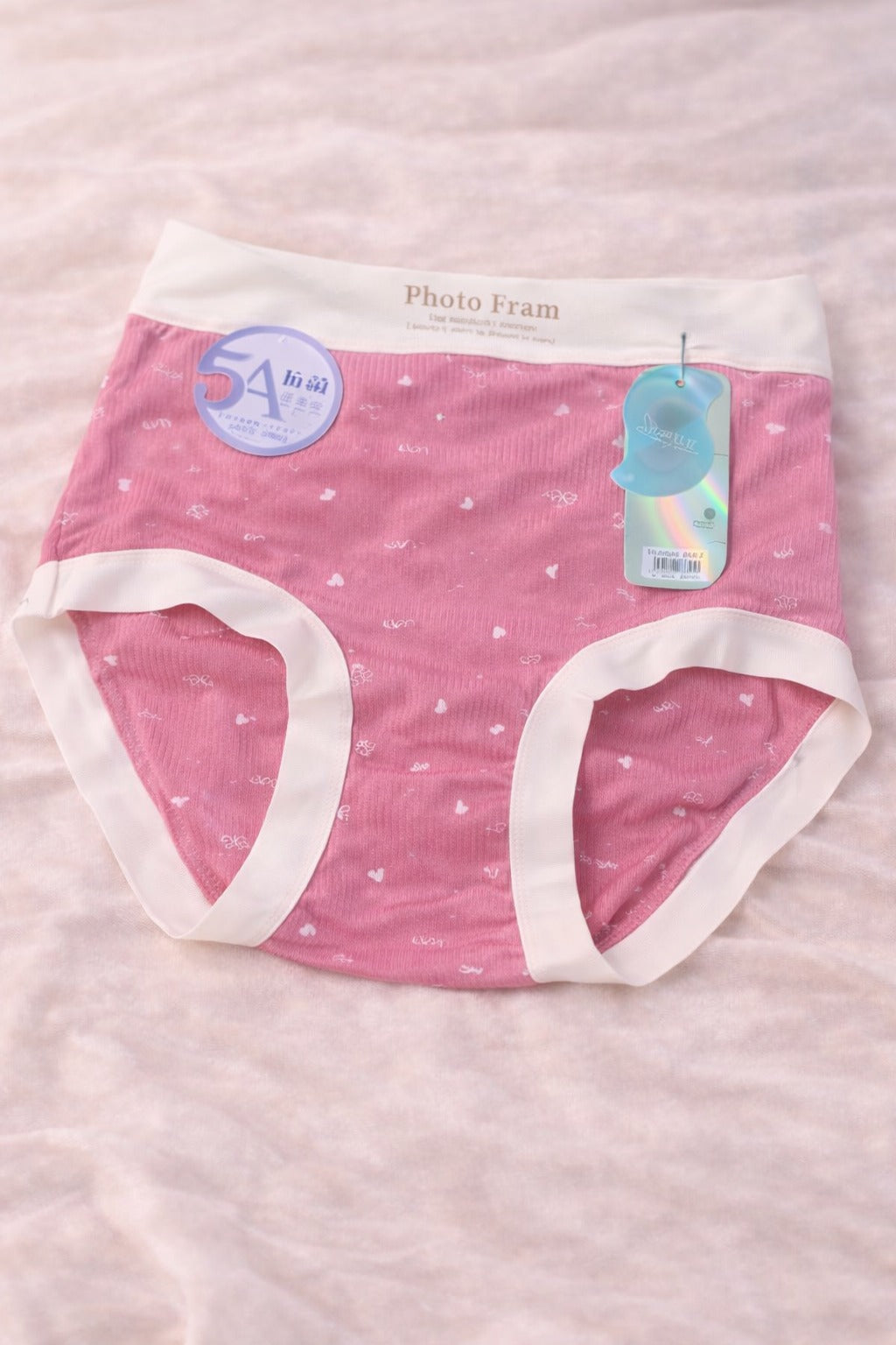 Pastel Panties with Floral Patterns