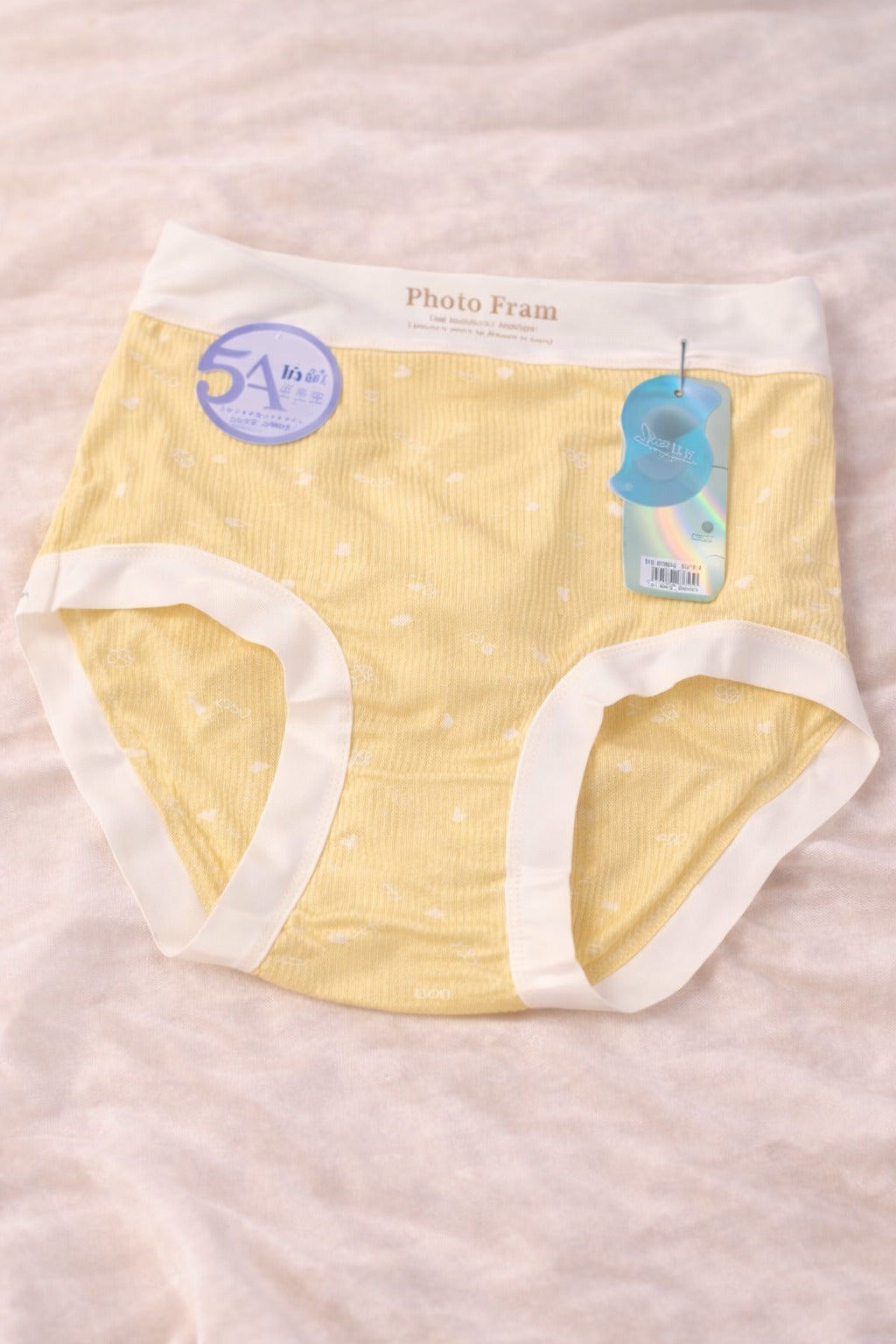 Pastel Panties with Floral Patterns