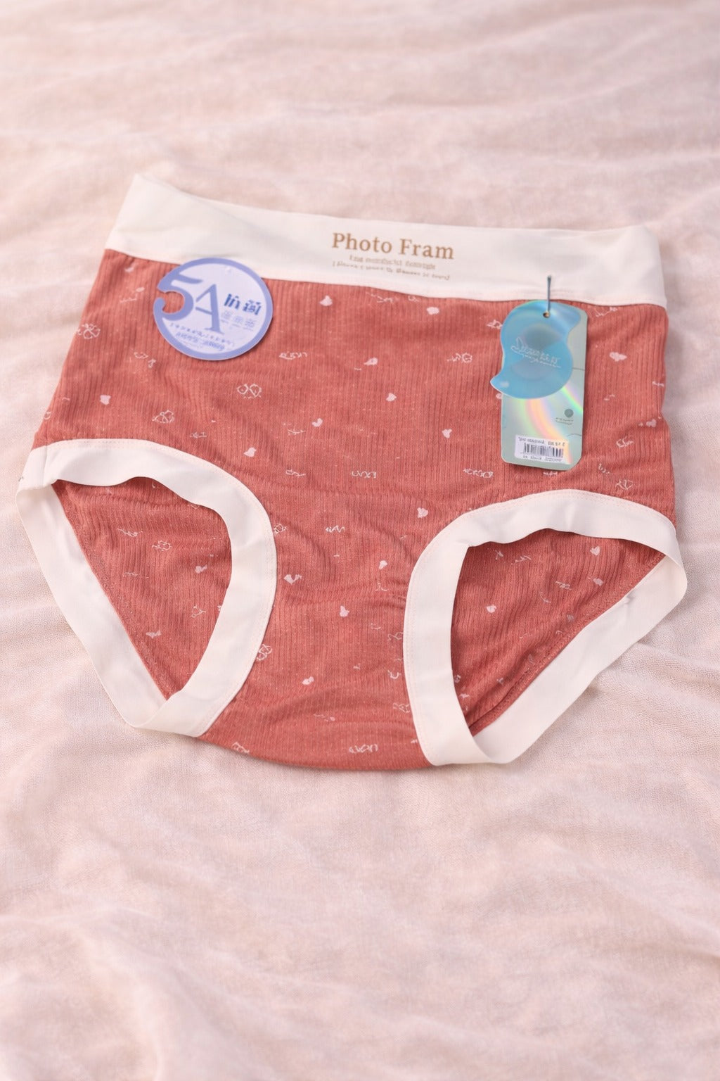Pastel Panties with Floral Patterns