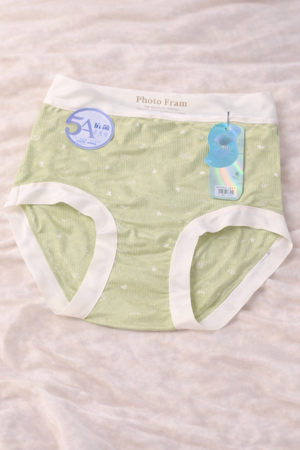 Pastel Panties with Floral Patterns