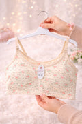 Soft Floral Printed Comfort Bra