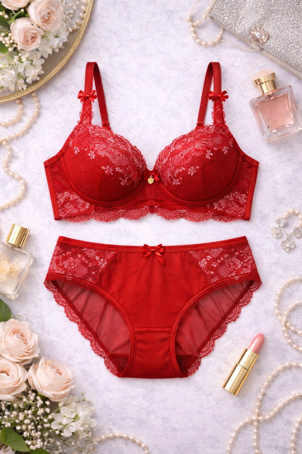 Colorful Padded Lingerie Set