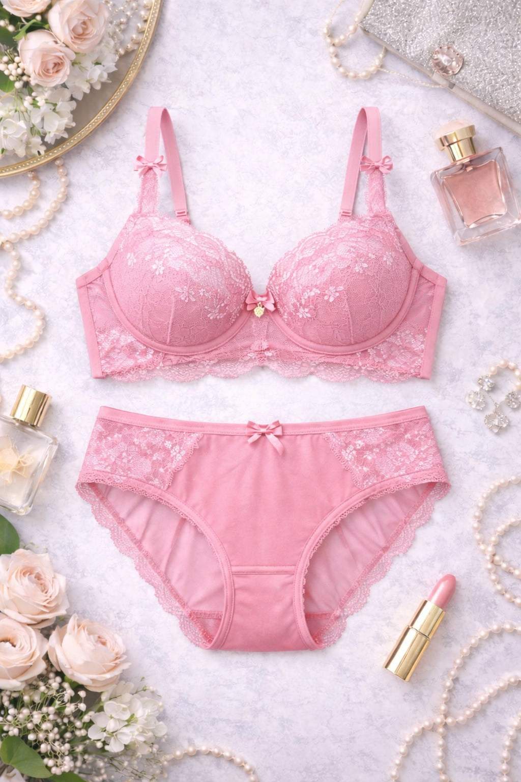 Colorful Padded Lingerie Set