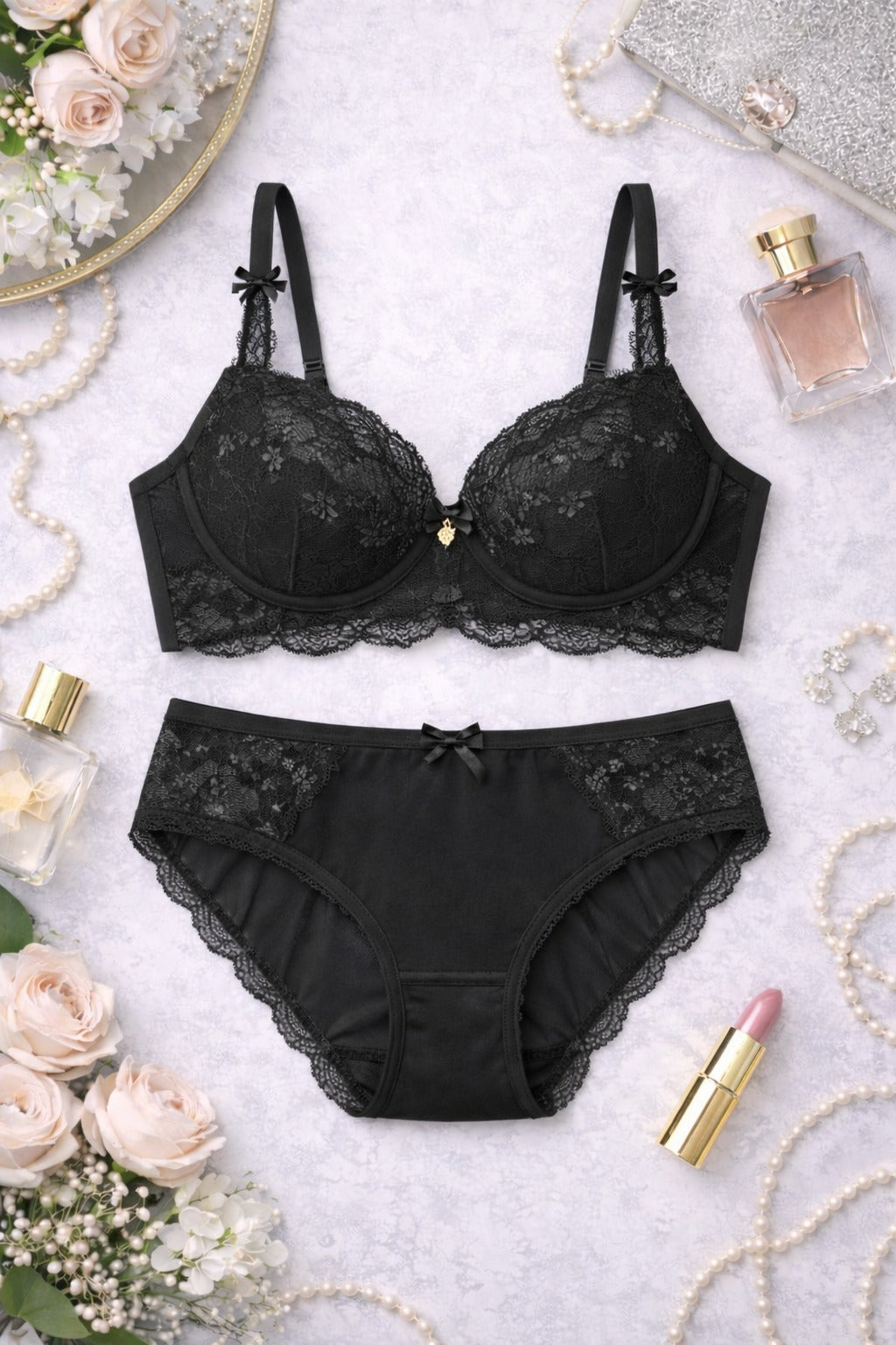 Colorful Padded Lingerie Set