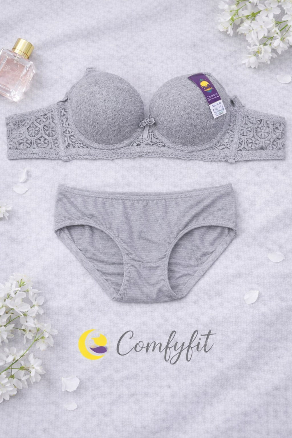 Fancy Lingerie Padded Bra Set